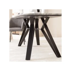 KARE Design Chaise Avec Accoudoirs Bess Grise ^ Chaise