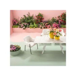 KARE Design Chaise Avec Accoudoirs Bess Crème ^ Chaise