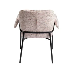 KARE Design Chaise Avec Accoudoirs Bess Flitter Crème ^ Chaise