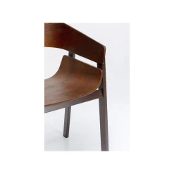 KARE Design Chaise Avec Accoudoirs Biarritz Marron ^ Chaise