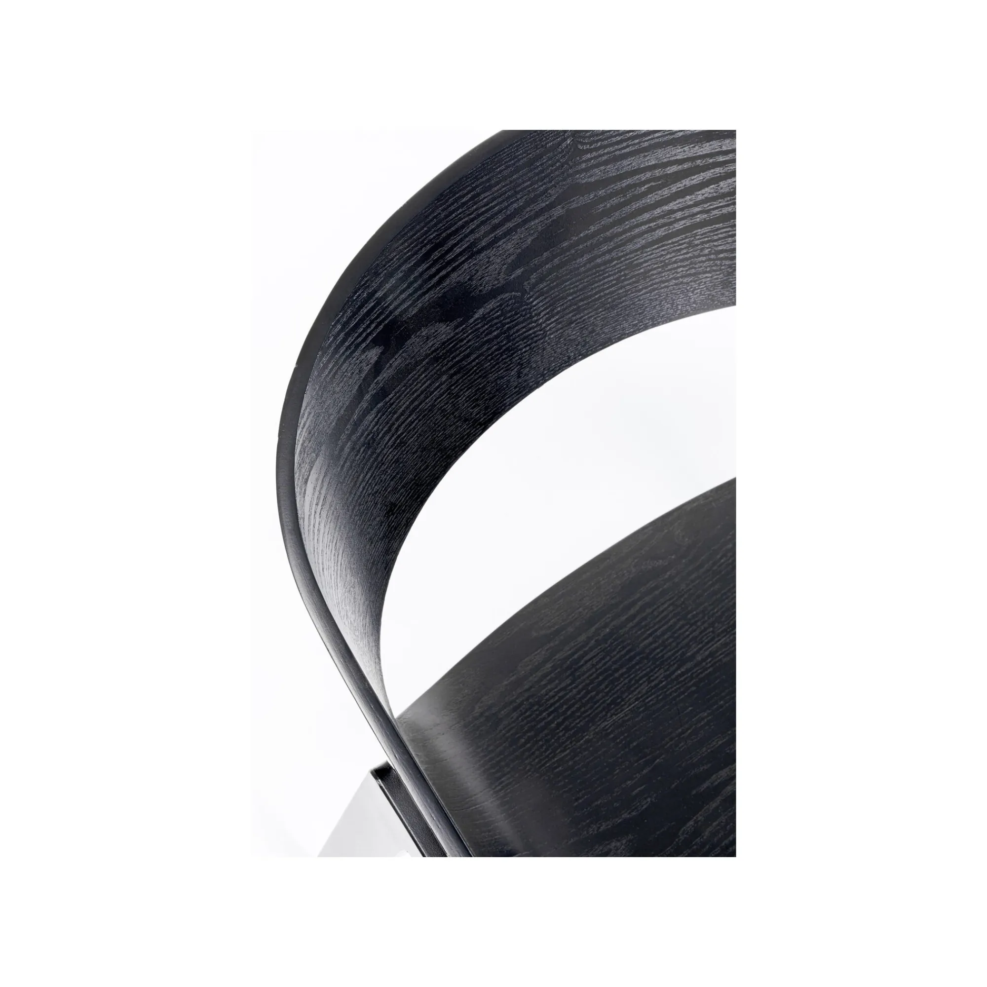 KARE Design Chaise Avec Accoudoirs Biarritz Noire ^ Chaise