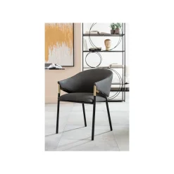 KARE Design Chaise Avec Accoudoirs Boulevard Grise ^ Chaise
