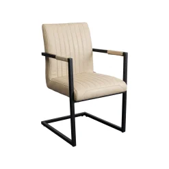 KARE Design Chaise Avec Accoudoirs Cantilever Thamos Beige ^ Chaise