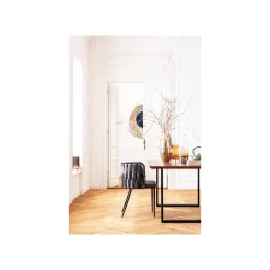 KARE Design Chaise Avec Accoudoirs Cheerio Grise ^ Chaise
