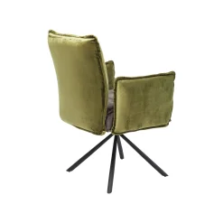 KARE Design Chaise Avec Accoudoirs Chelsea Verte Et Grise ^ Chaise
