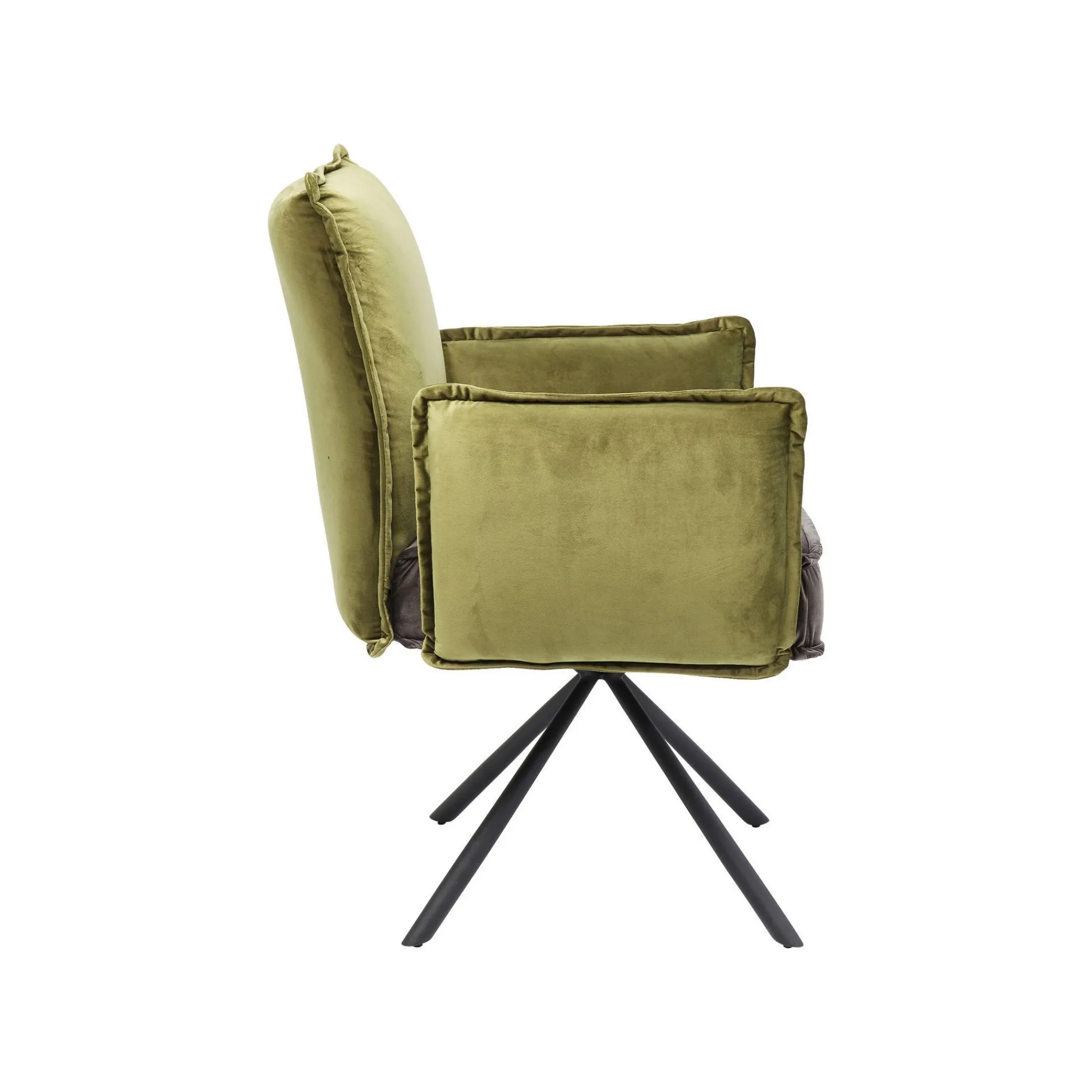 KARE Design Chaise Avec Accoudoirs Chelsea Verte Et Grise ^ Chaise