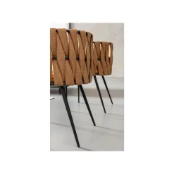 KARE Design Chaise Avec Accoudoirs Cheerio Jaune ^ Chaise