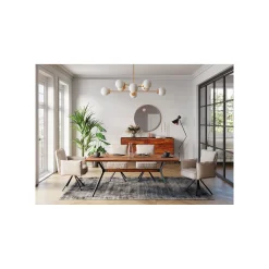 KARE Design Chaise Avec Accoudoirs Chelsea Grise ^ Chaise