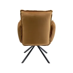 KARE Design Chaise Avec Accoudoirs Chelsea Marron ^ Chaise