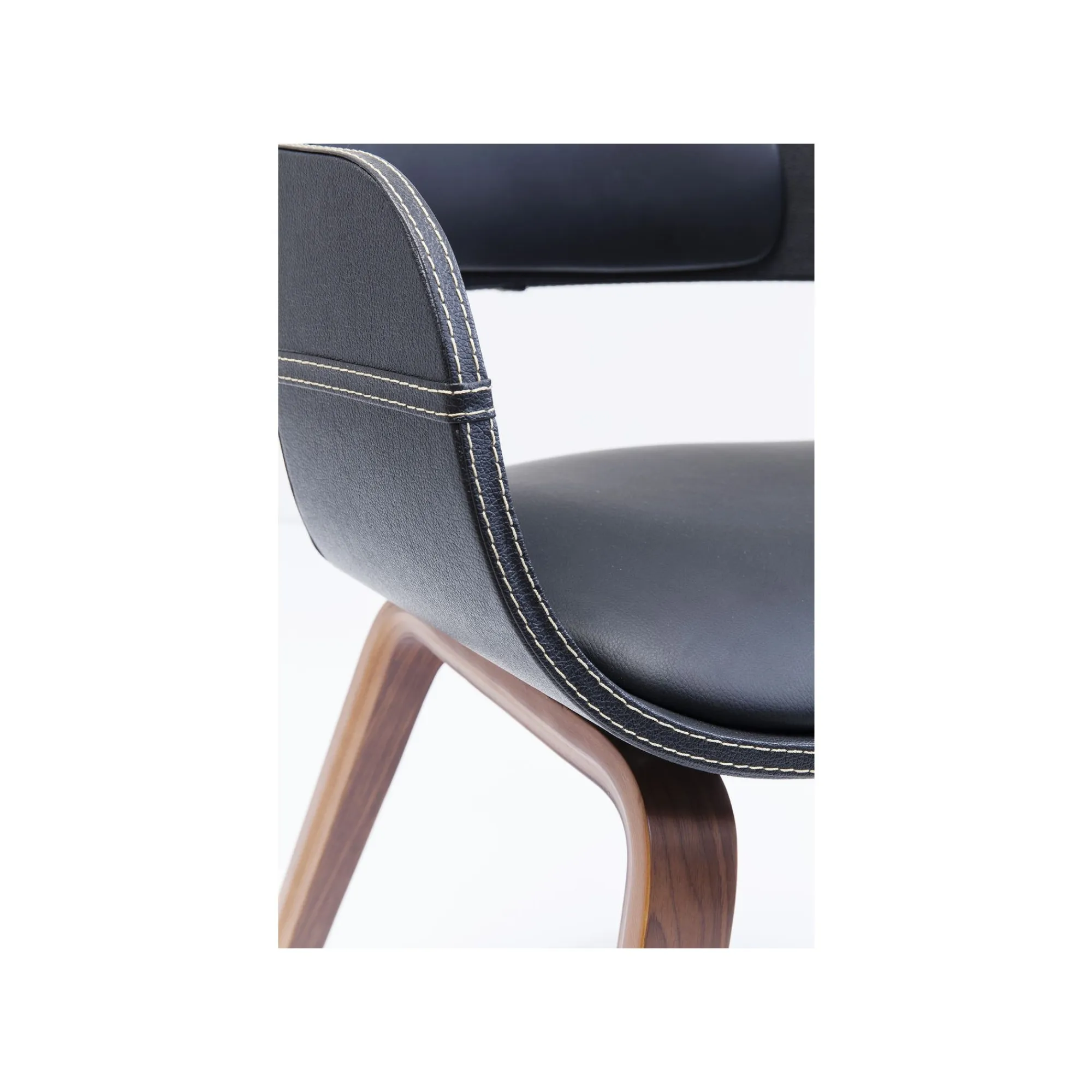 KARE Design Chaise Avec Accoudoirs Costa Noyer ^ Chaise