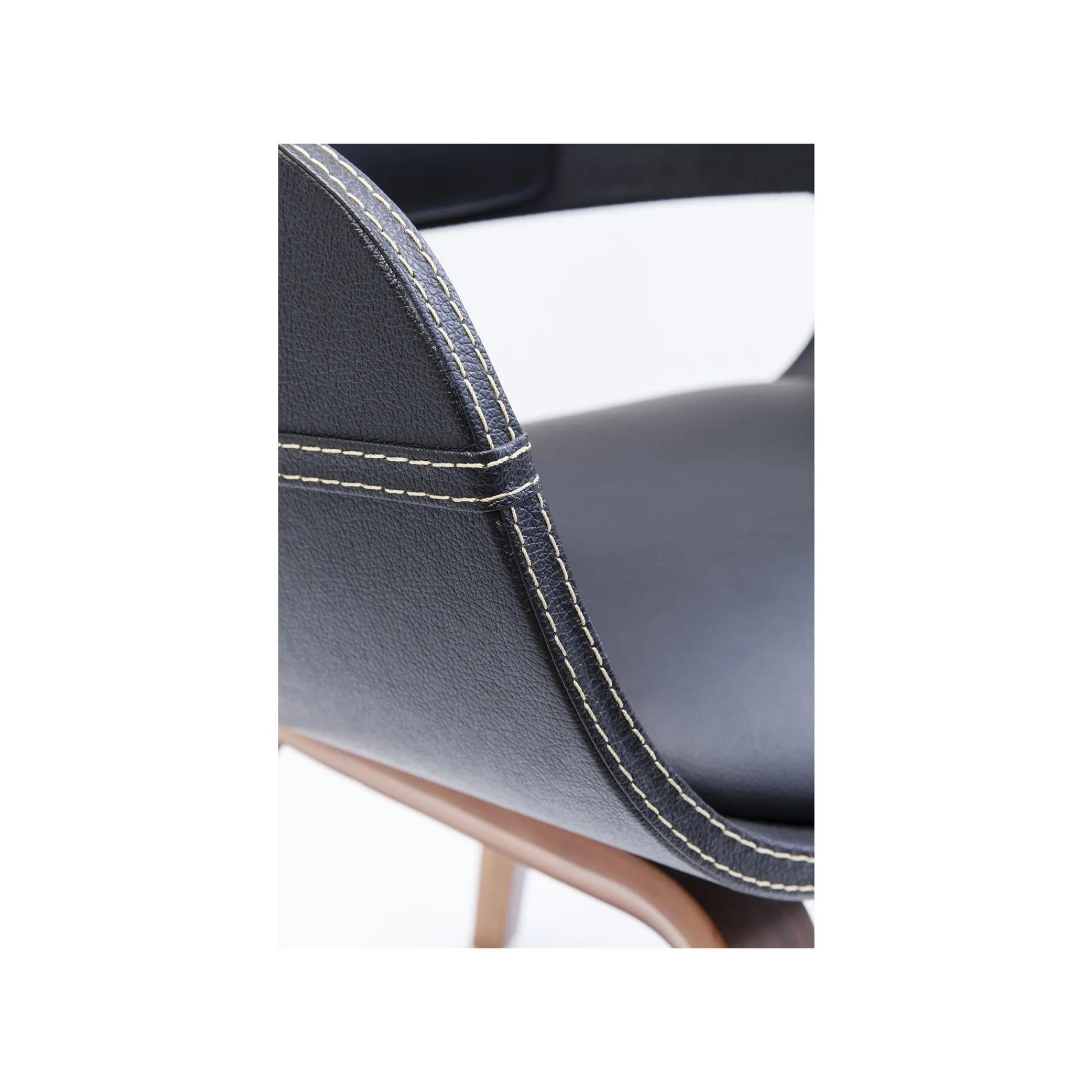 KARE Design Chaise Avec Accoudoirs Costa Noyer ^ Chaise