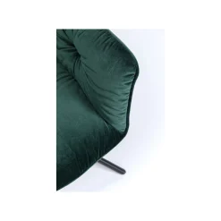 KARE Design Chaise Avec Accoudoirs Mila Velours Vert ^ Chaise