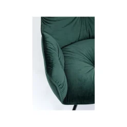 KARE Design Chaise Avec Accoudoirs Mila Velours Vert ^ Chaise
