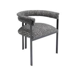 KARE Design Chaise Avec Accoudoirs Paris Noire ^ Chaise