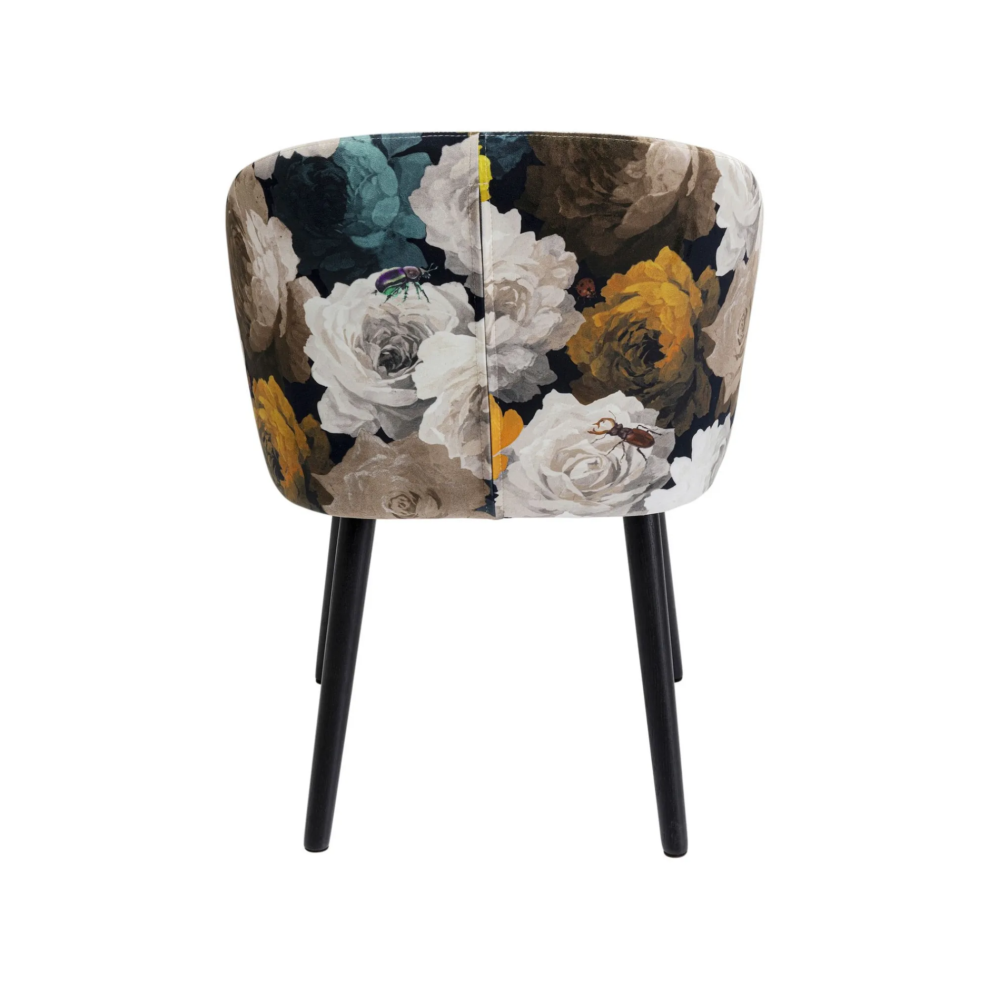 KARE Design Chaise Avec Accoudoirs Pivoines Jaunes ^ Chaise
