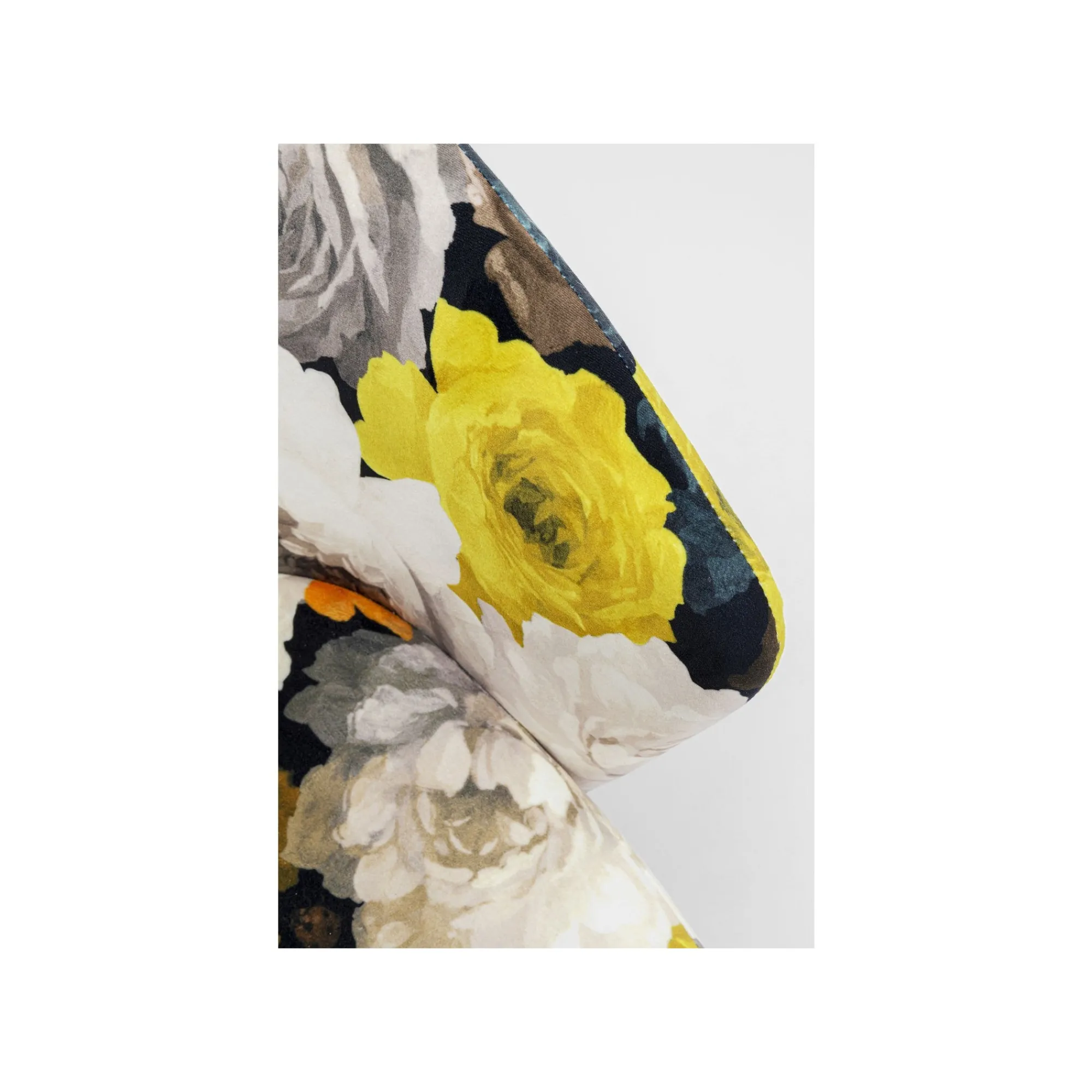 KARE Design Chaise Avec Accoudoirs Pivoines Jaunes ^ Chaise