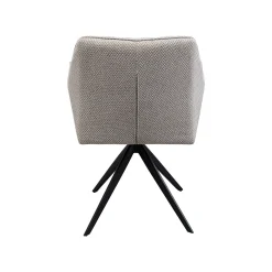 KARE Design Chaise Avec Accoudoirs Pivotante Thinktank Grise ^ Chaise De Bureau|Chaise