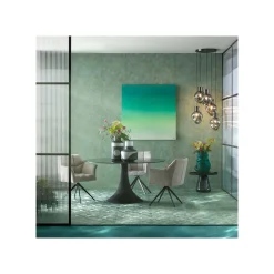 KARE Design Chaise Avec Accoudoirs Pivotante Thinktank Grise ^ Chaise De Bureau|Chaise