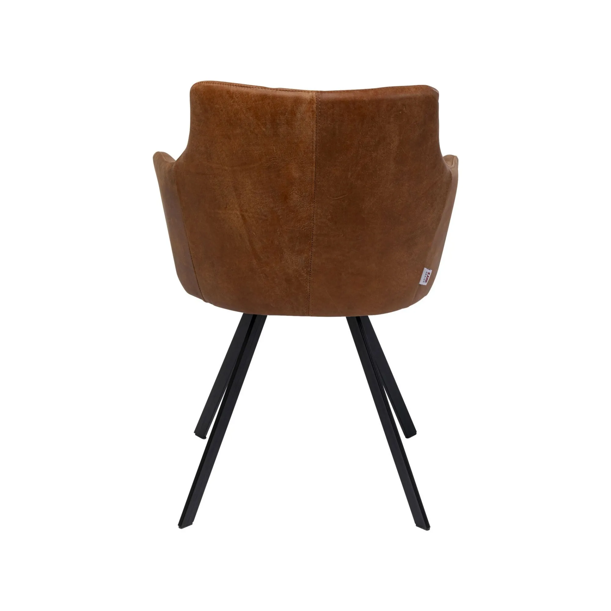 KARE Design Chaise Avec Accoudoirs Pivotante Coco Marron ^ Chaise
