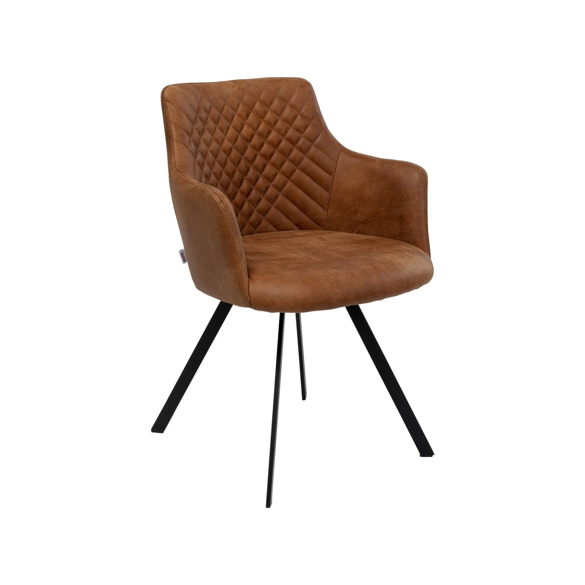 KARE Design Chaise Avec Accoudoirs Pivotante Coco Marron ^ Chaise