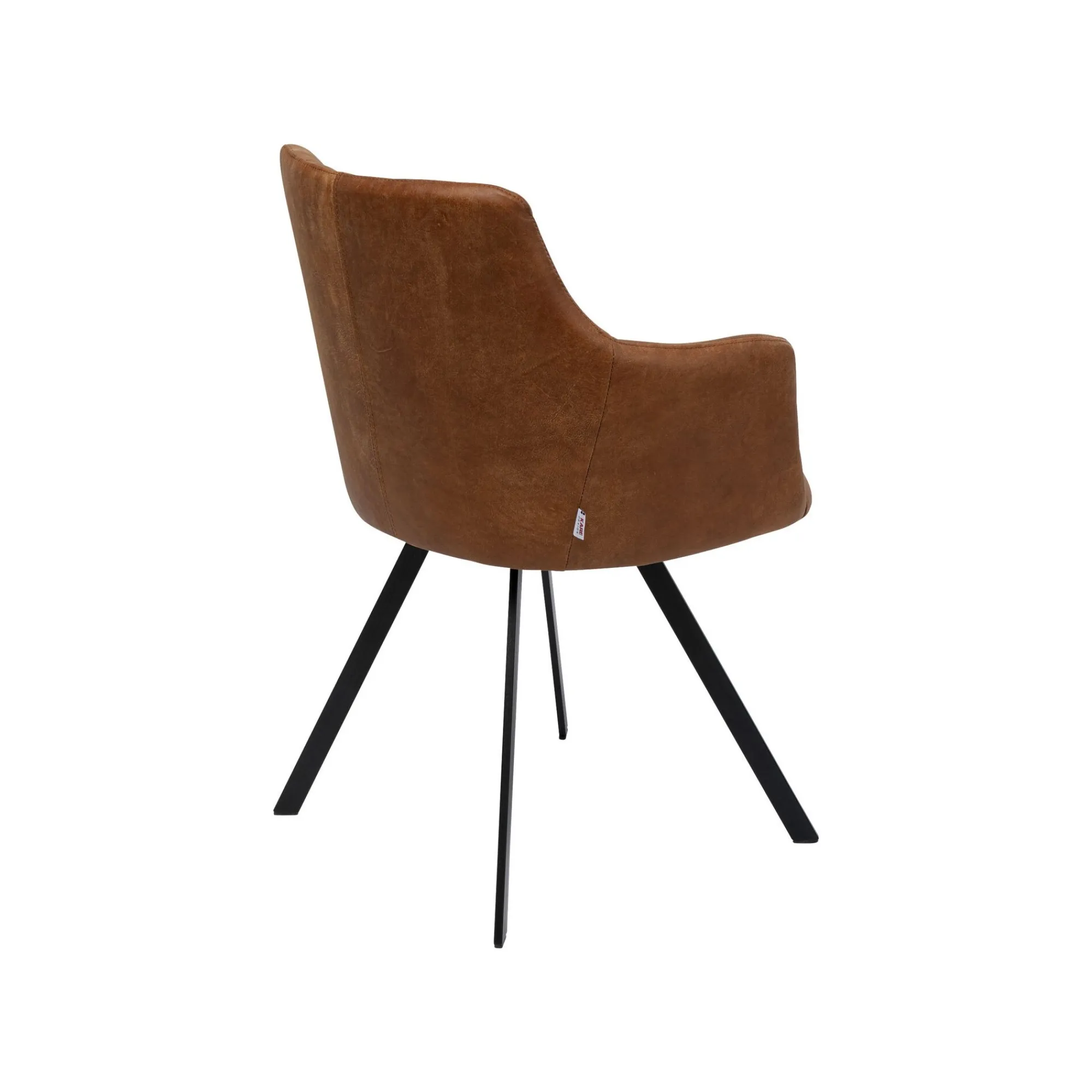 KARE Design Chaise Avec Accoudoirs Pivotante Coco Marron ^ Chaise