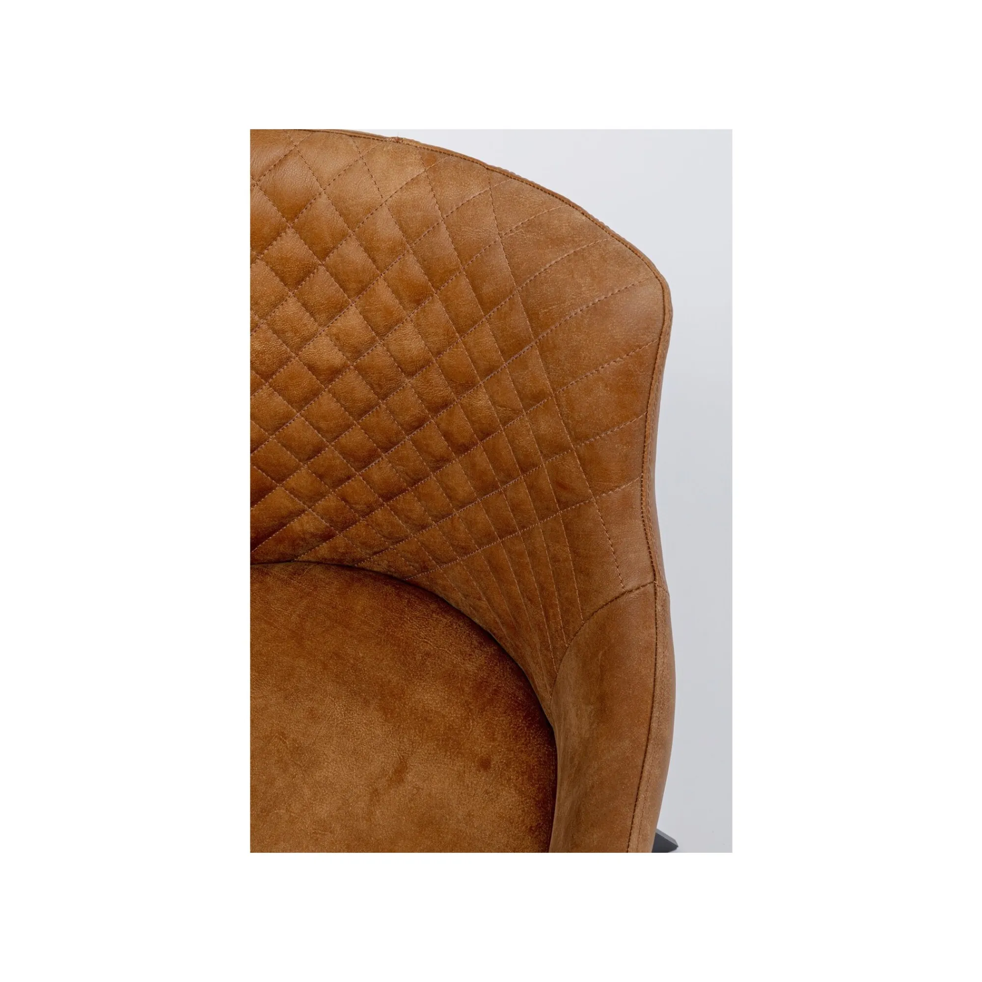 KARE Design Chaise Avec Accoudoirs Pivotante Coco Marron ^ Chaise