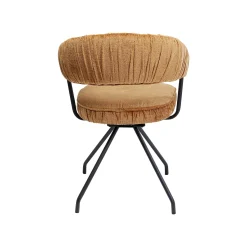 KARE Design Chaise Avec Accoudoirs Pivotante Arabella Orange ^ Chaise