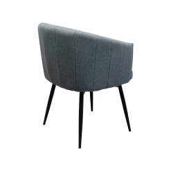 KARE Design Chaise Avec Accoudoirs Pivotante Merida Bleue ^ Chaise