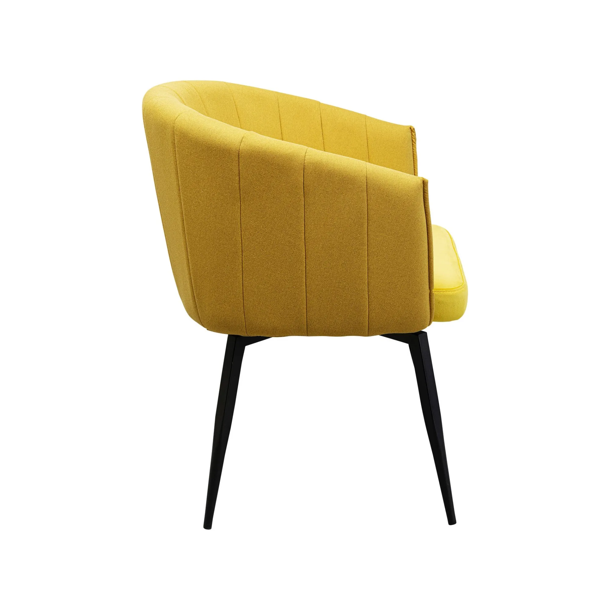 KARE Design Chaise Avec Accoudoirs Pivotante Merida Jaune ^ Chaise