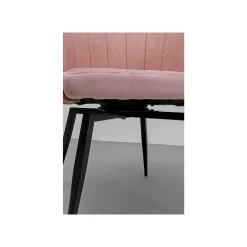 KARE Design Chaise Avec Accoudoirs Pivotante Merida Rose ^ Chaise