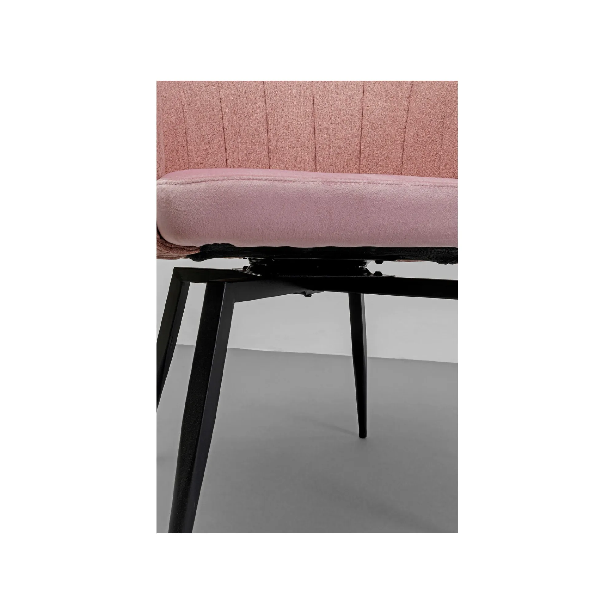KARE Design Chaise Avec Accoudoirs Pivotante Merida Rose ^ Chaise