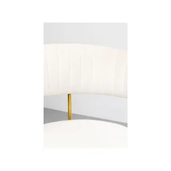 KARE Design Chaise Avec Accoudoirs Pivotante Belle Velours Crème ^ Chaise De Bureau|Chaise
