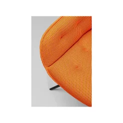 KARE Design Chaise Avec Accoudoirs Pivotante Carlito Mesh Orange ^ Chaise