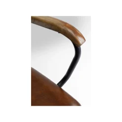 KARE Design Chaise Avec Accoudoirs Salsa Marron ^ Chaise