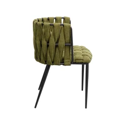 KARE Design Chaise Avec Accoudoirs Saluti Verte ^ Chaise
