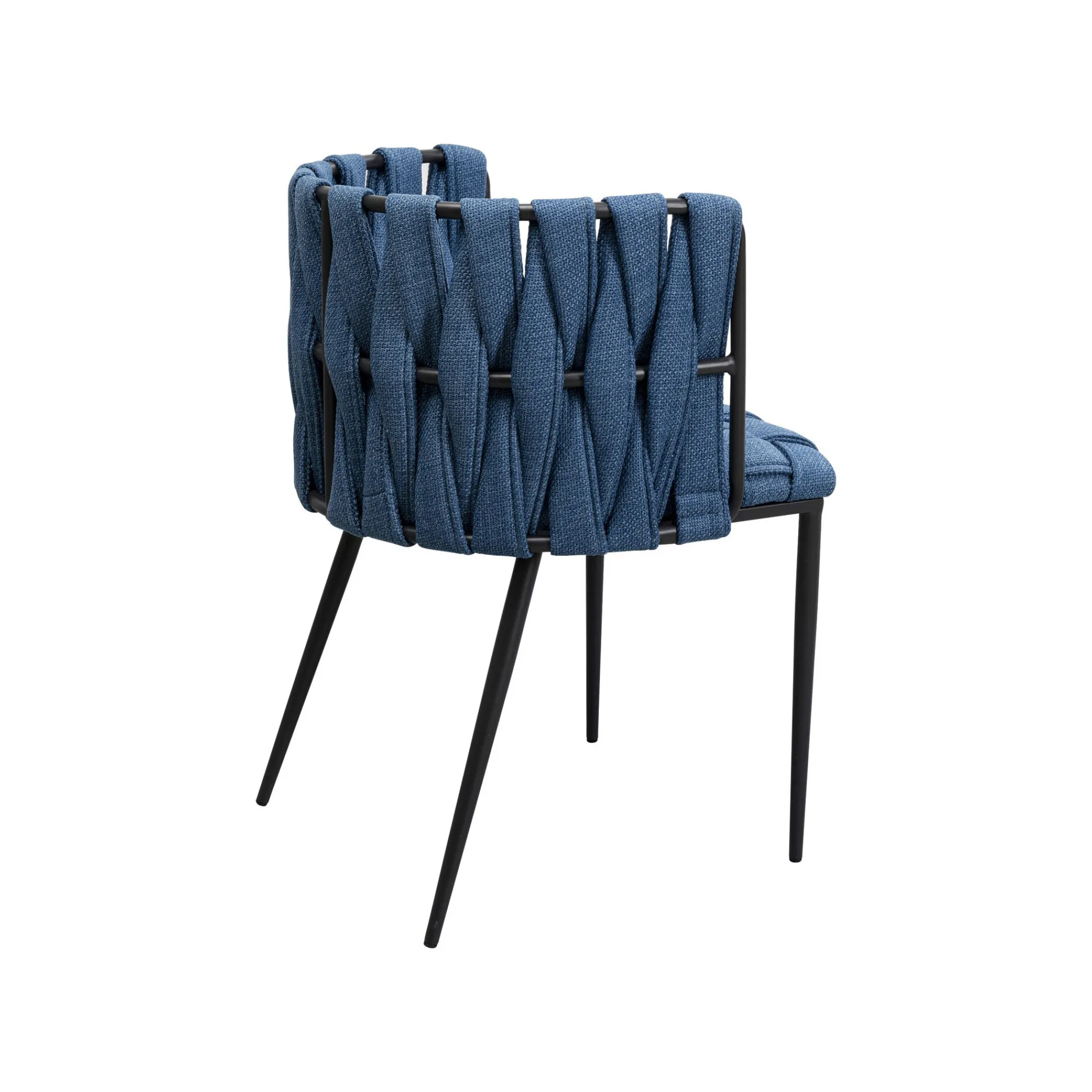 KARE Design Chaise Avec Accoudoirs Saluti Bleue ^ Chaise