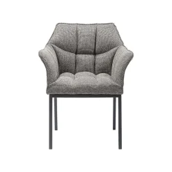 KARE Design Chaise Avec Accoudoirs Thinktank Grise ^ Chaise