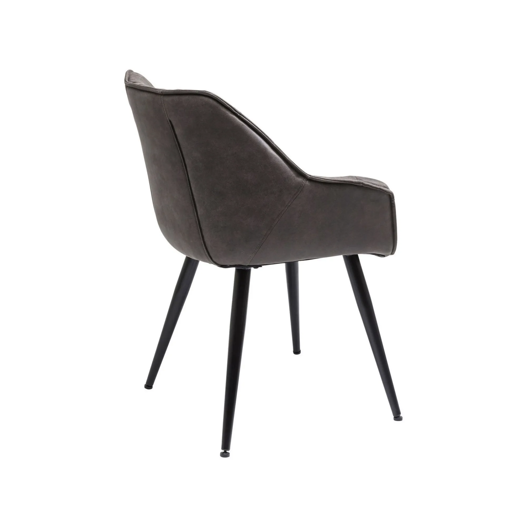 KARE Design Chaise Avec Accoudoirs Thelma Grise ^ Chaise