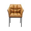 KARE Design Chaise Avec Accoudoirs Thinktank Marron ^ Chaise