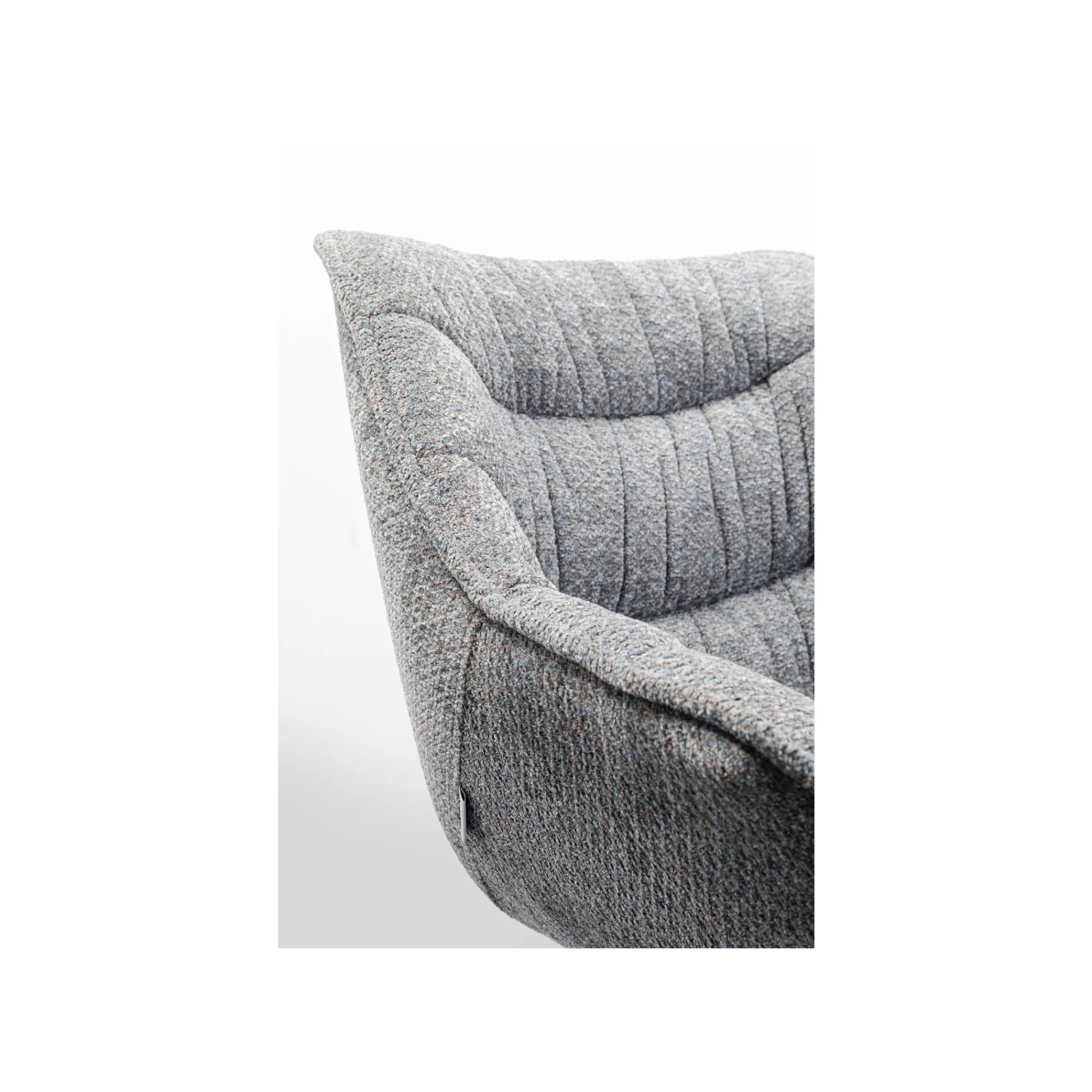 KARE Design Chaise Avec Accoudoirs Thelma Melange Grise ^ Chaise