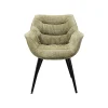 KARE Design Chaise Avec Accoudoirs Thelma Melange Verte ^ Chaise