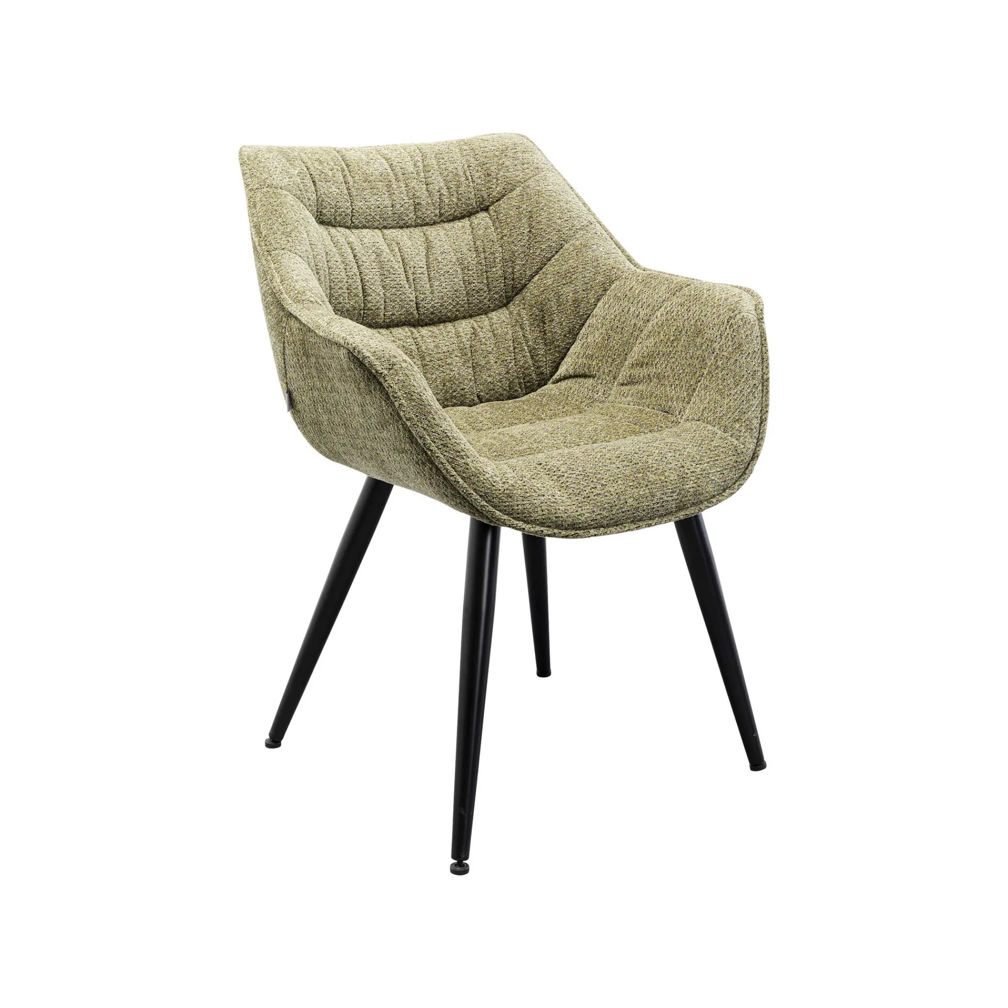 KARE Design Chaise Avec Accoudoirs Thelma Melange Verte ^ Chaise