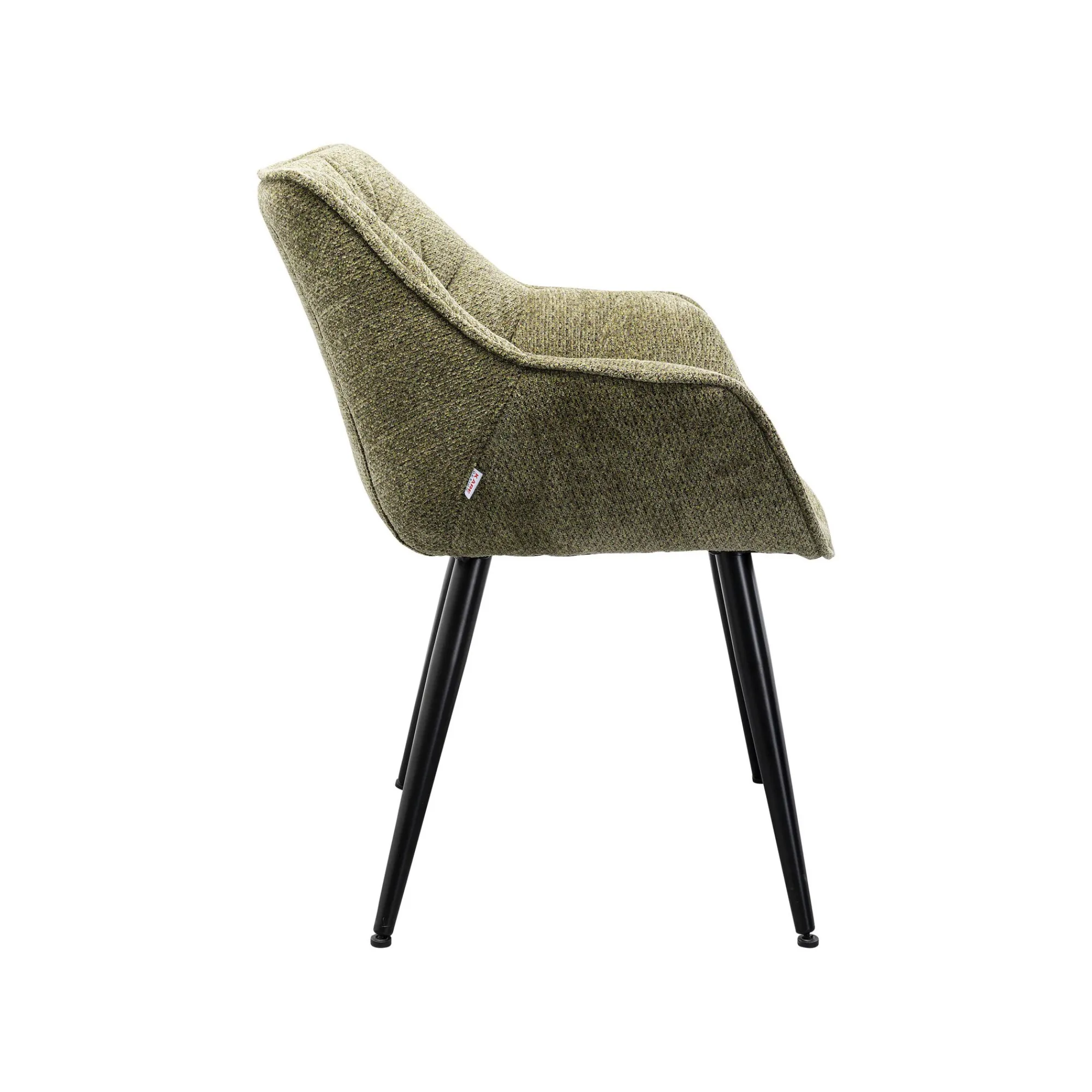 KARE Design Chaise Avec Accoudoirs Thelma Melange Verte ^ Chaise
