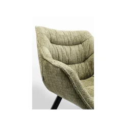 KARE Design Chaise Avec Accoudoirs Thelma Melange Verte ^ Chaise