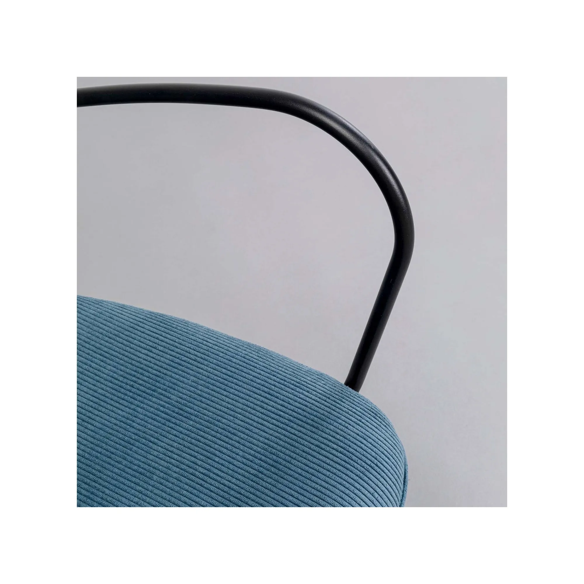 KARE Design Chaise Avec Accoudoirs Viola Bleue ^ Chaise