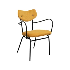 KARE Design Chaise Avec Accoudoirs Viola Jaune ^ Chaise