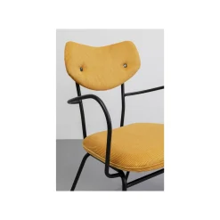 KARE Design Chaise Avec Accoudoirs Viola Jaune ^ Chaise