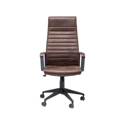 KARE Design Chaise De Bureau Pivotante Labora Haute Marron Foncé ^ Chaise De Bureau