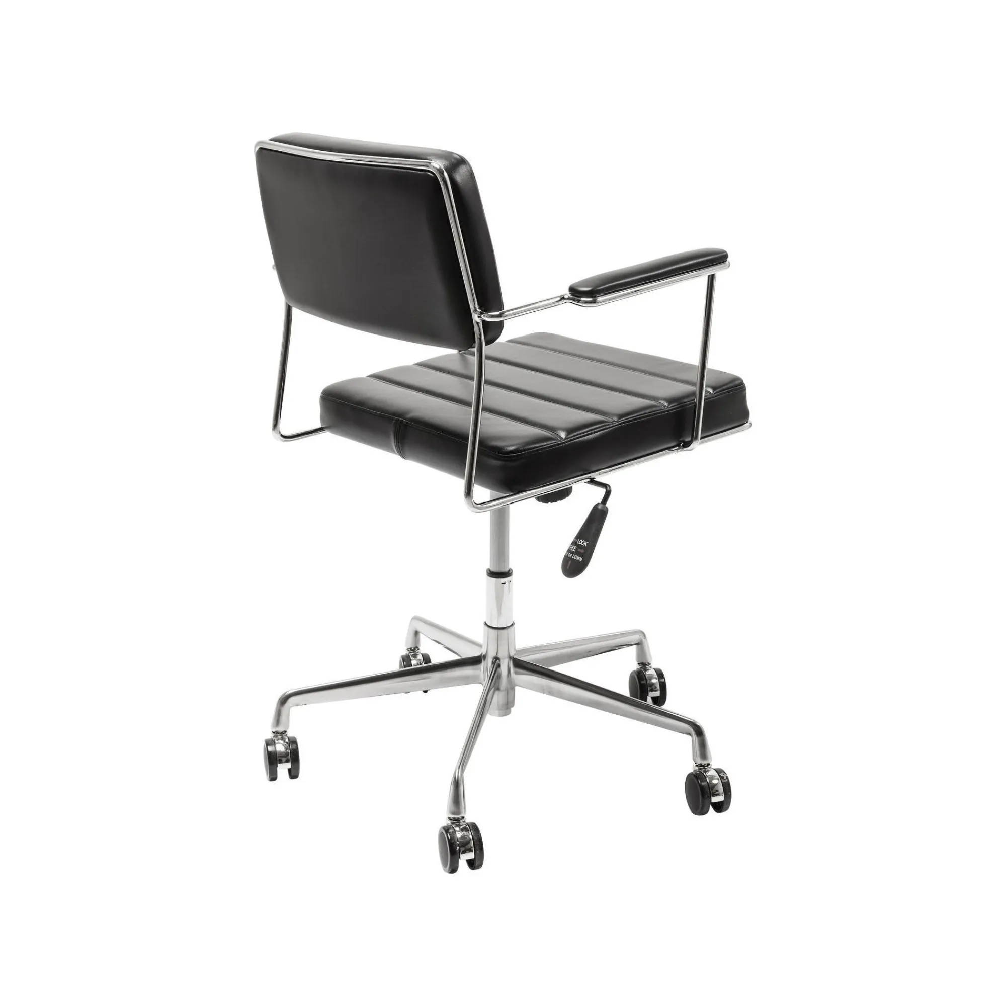 KARE Design Chaise De Bureau Pivotante Dottore Noire ^ Chaise De Bureau