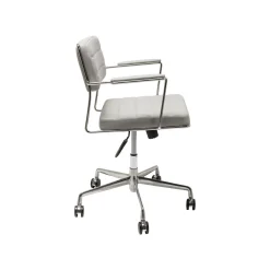KARE Design Chaise De Bureau Pivotante Dottore Grise ^ Chaise De Bureau